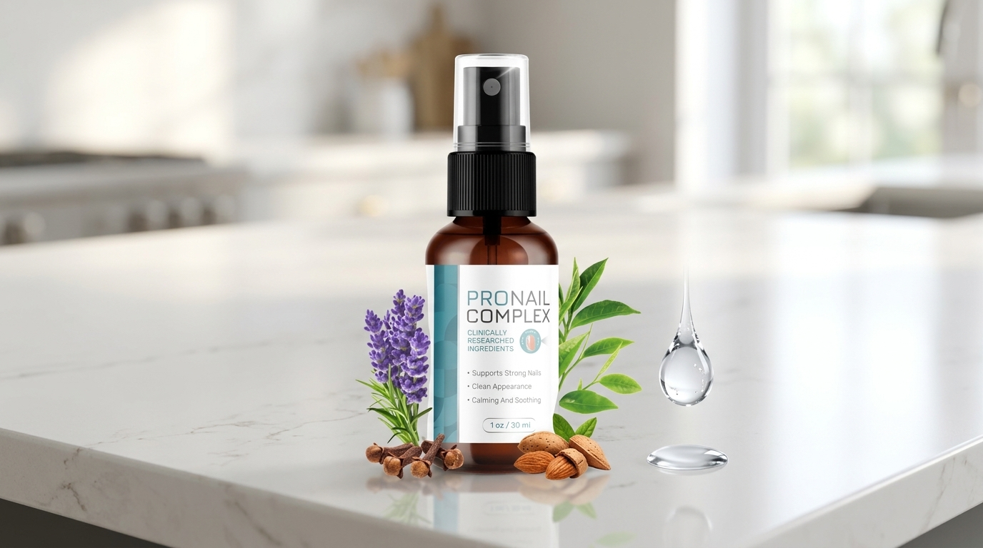 Applying ProNail Complex spray for nail fungus
